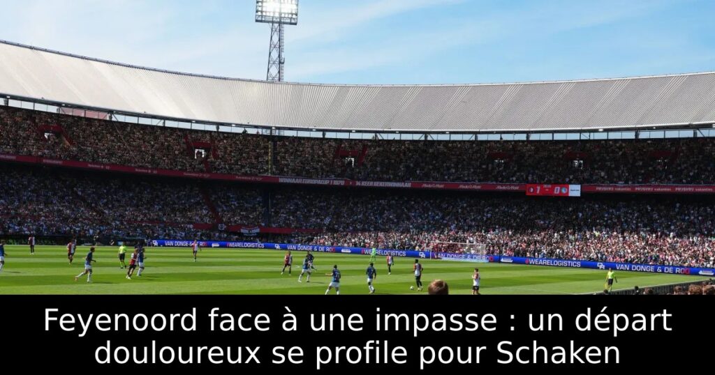 Feyenoord face à une impasse : un départ douloureux se profile pour Schaken