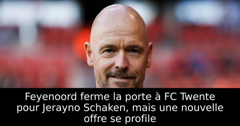 Feyenoord ferme la porte à FC Twente pour Jerayno Schaken, mais une nouvelle offre se profile