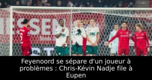 Feyenoord se sépare d&rsquo;un joueur à problèmes : Chris-Kévin Nadje file à Eupen
