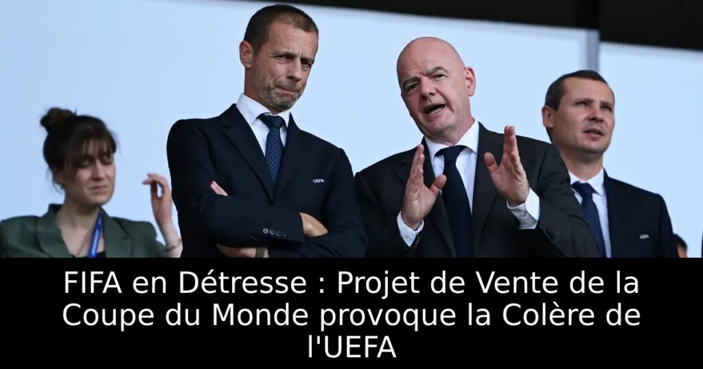 FIFA en Détresse : Projet de Vente de la Coupe du Monde provoque la Colère de l&rsquo;UEFA