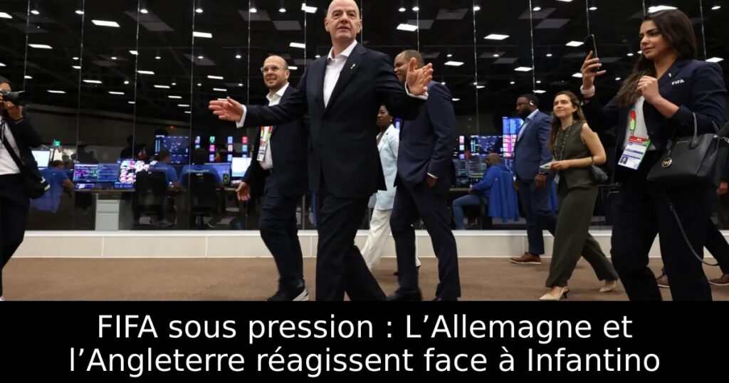 FIFA sous pression : L’Allemagne et l’Angleterre réagissent face à Infantino