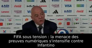 FIFA sous tension : la menace des preuves numériques s&rsquo;intensifie contre Infantino