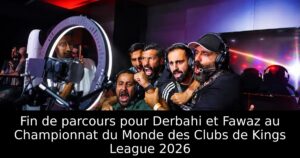 Fin de parcours pour Derbahi et Fawaz au Championnat du Monde des Clubs de Kings League 2026