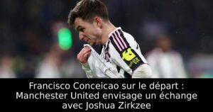 Francisco Conceicao sur le départ : Manchester United envisage un échange avec Joshua Zirkzee
