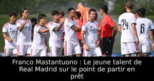 Franco Mastantuono : Le jeune talent de Real Madrid sur le point de partir en prêt