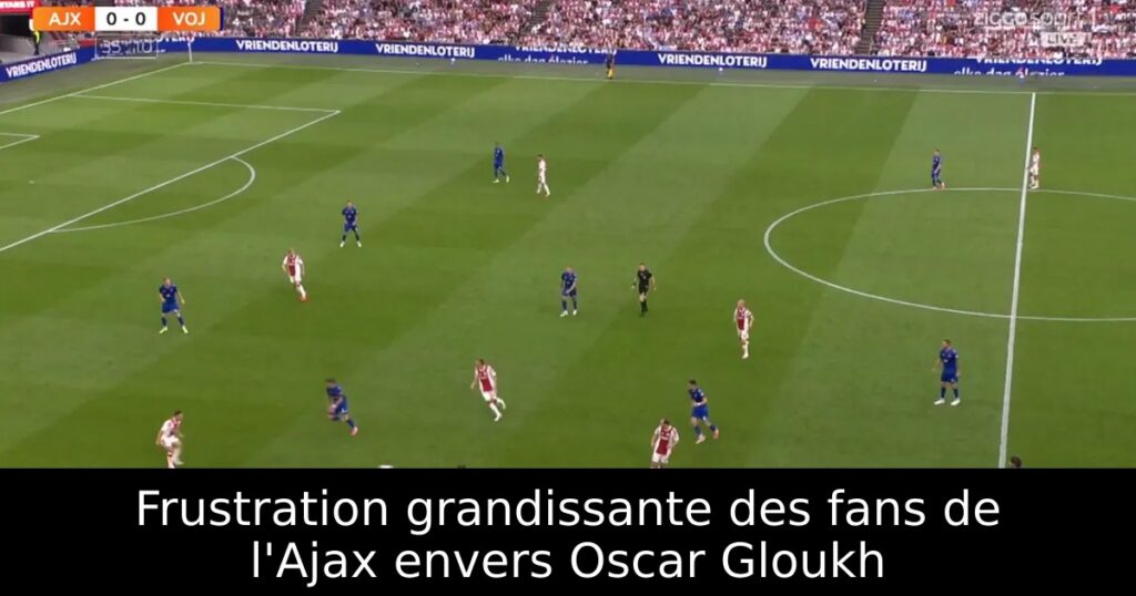 Frustration grandissante des fans de l&rsquo;Ajax envers Oscar Gloukh