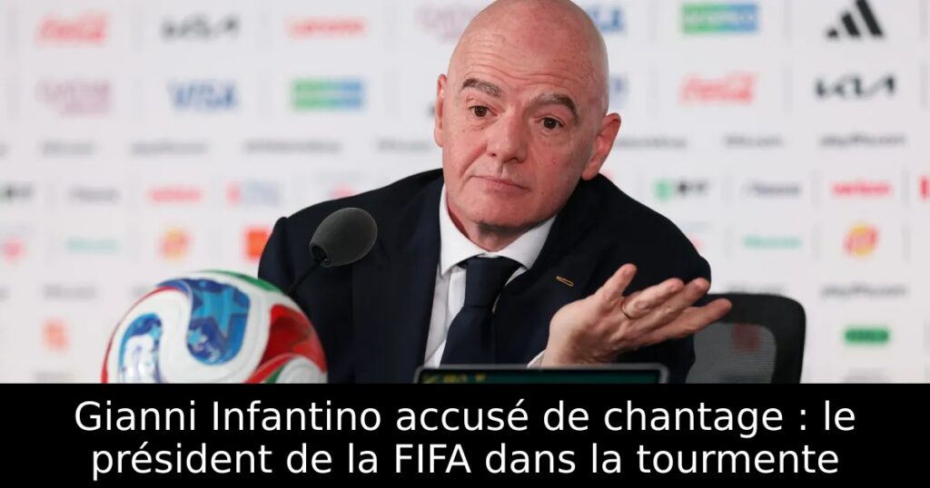 Gianni Infantino accusé de chantage : le président de la FIFA dans la tourmente