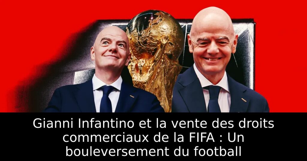 Gianni Infantino et la vente des droits commerciaux de la FIFA : Un bouleversement du football