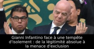 Gianni Infantino face à une tempête d&rsquo;isolement : de la légitimité absolue à la menace d&rsquo;exclusion