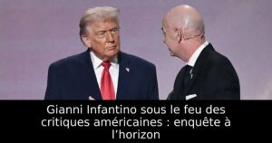 Gianni Infantino sous le feu des critiques américaines : enquête à l’horizon