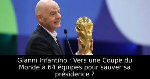 Gianni Infantino : Vers une Coupe du Monde à 64 équipes pour sauver sa présidence ?