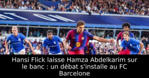 Hansi Flick laisse Hamza Abdelkarim sur le banc : un débat s&rsquo;installe au FC Barcelone