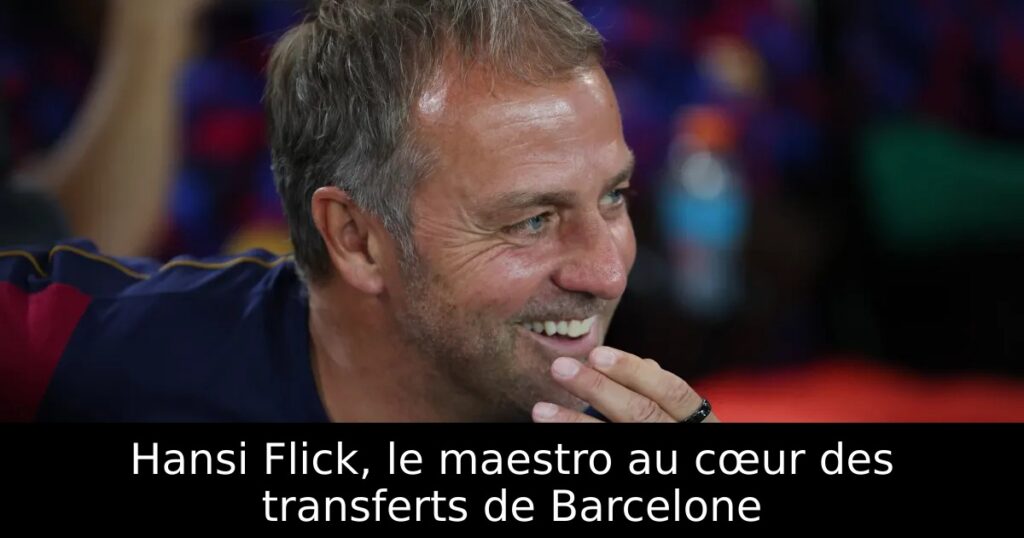 Hansi Flick, le maestro au cœur des transferts de Barcelone
