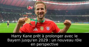 Harry Kane prêt à prolonger avec le Bayern jusqu&rsquo;en 2029 : un nouveau rôle en perspective