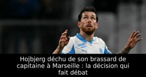 Hojbjerg déchu de son brassard de capitaine à Marseille : la décision qui fait débat