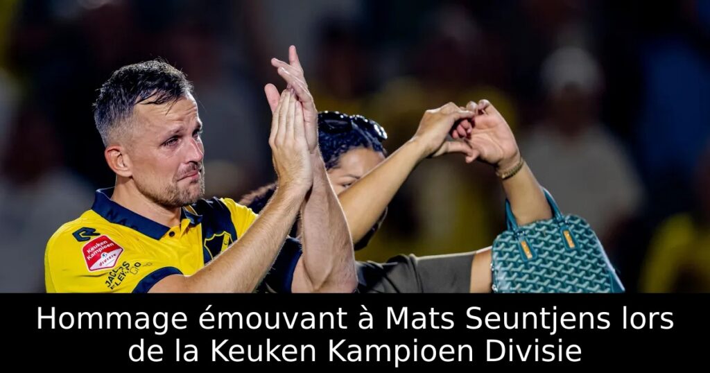 Hommage émouvant à Mats Seuntjens lors de la Keuken Kampioen Divisie