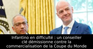Infantino en difficulté : un conseiller clé démissionne contre la commercialisation de la Coupe du Monde