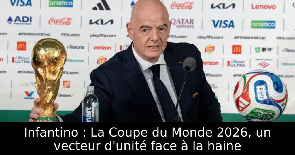 Infantino : La Coupe du Monde 2026, un vecteur d&rsquo;unité face à la haine