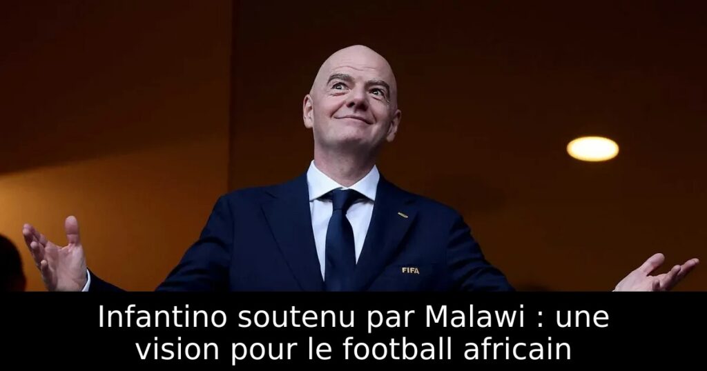 Infantino soutenu par Malawi : une vision pour le football africain