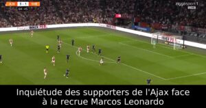 Inquiétude des supporters de l&rsquo;Ajax face à la recrue Marcos Leonardo