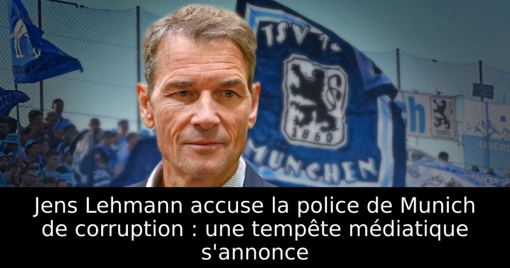 Jens Lehmann accuse la police de Munich de corruption : une tempête médiatique s&rsquo;annonce
