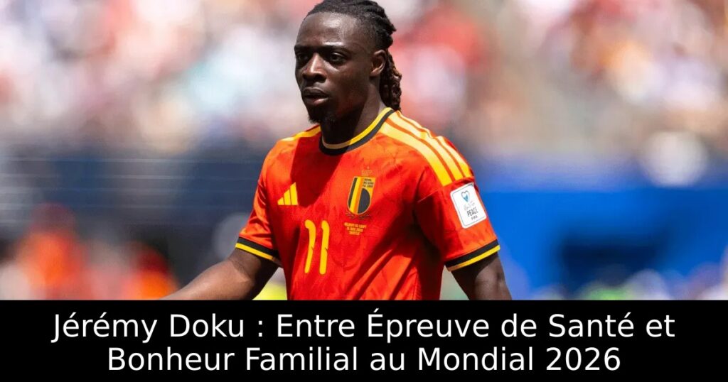 Jérémy Doku : Entre Épreuve de Santé et Bonheur Familial au Mondial 2026
