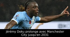 Jérémy Doku prolonge avec Manchester City jusqu&rsquo;en 2031