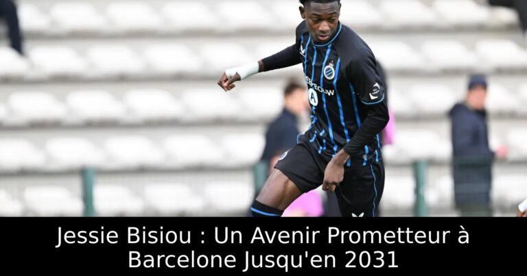 Jessie Bisiou : Un Avenir Prometteur à Barcelone Jusqu'en 2031