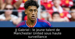 JJ Gabriel : le jeune talent de Manchester United sous haute surveillance