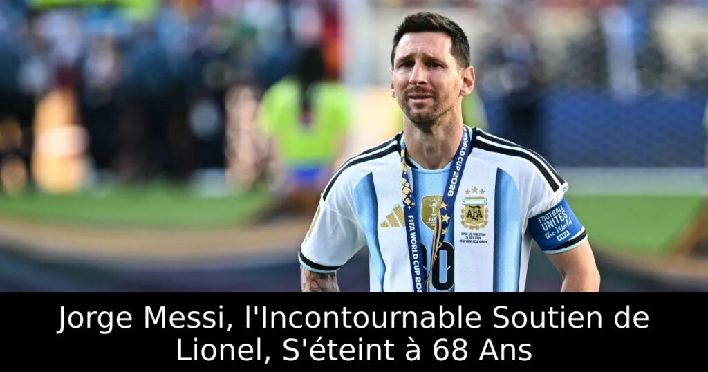 Jorge Messi, l&rsquo;Incontournable Soutien de Lionel, S&rsquo;éteint à 68 Ans