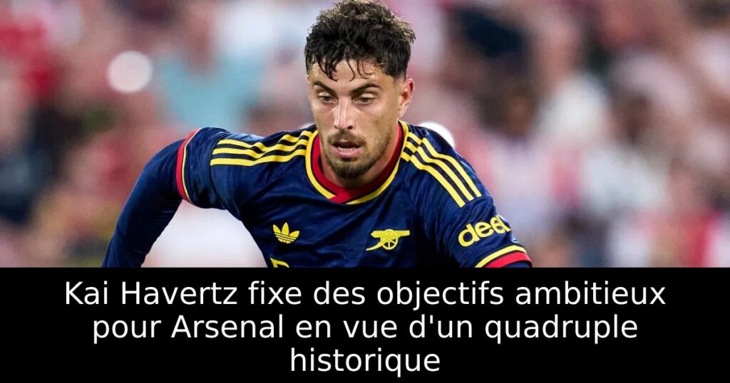 Kai Havertz fixe des objectifs ambitieux pour Arsenal en vue d&rsquo;un quadruple historique