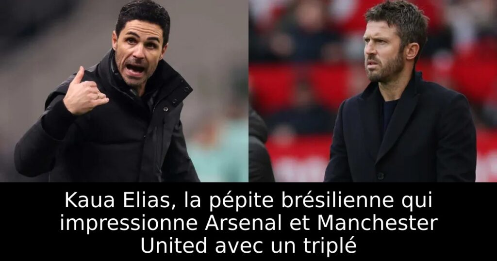 Kaua Elias, la pépite brésilienne qui impressionne Arsenal et Manchester United avec un triplé