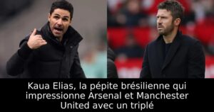 Kaua Elias, la pépite brésilienne qui impressionne Arsenal et Manchester United avec un triplé