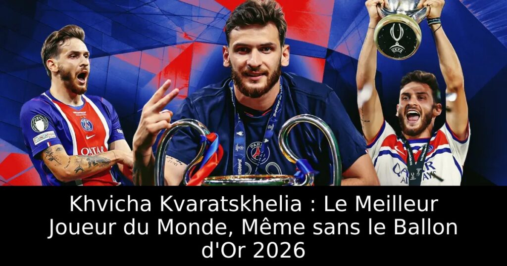 Khvicha Kvaratskhelia : Le Meilleur Joueur du Monde, Même sans le Ballon d&rsquo;Or 2026