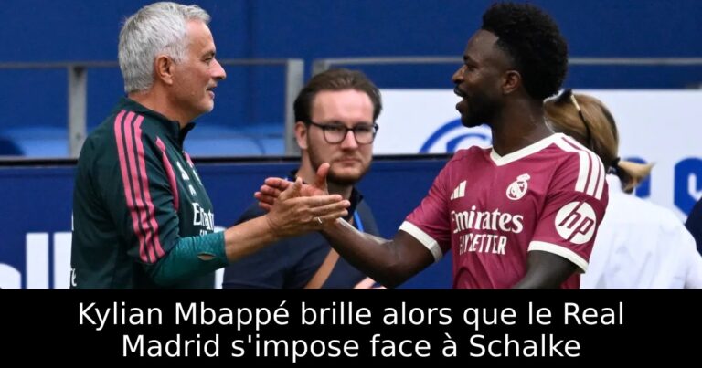 Kylian Mbappé brille alors que le Real Madrid s'impose face à Schalke