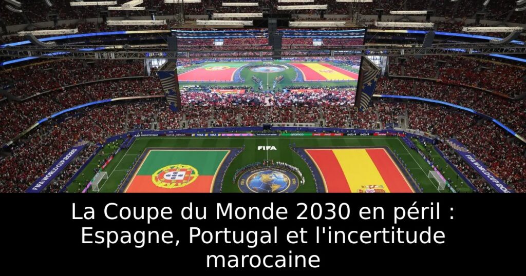 La Coupe du Monde 2030 en péril : Espagne, Portugal et l&rsquo;incertitude marocaine