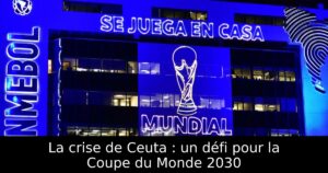 La crise de Ceuta : un défi pour la Coupe du Monde 2030