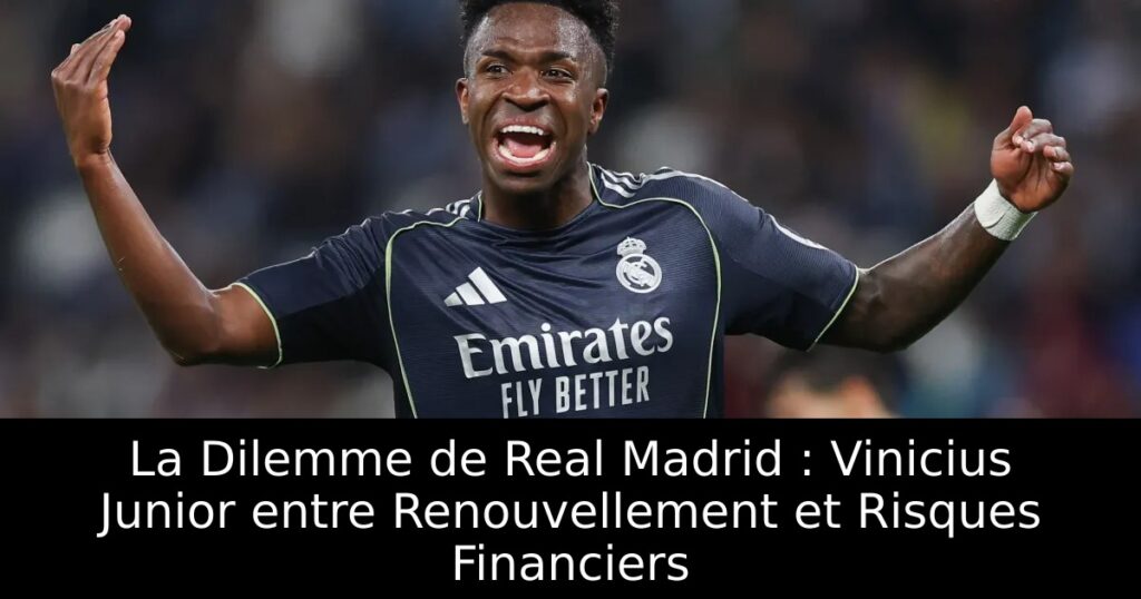 La Dilemme de Real Madrid : Vinicius Junior entre Renouvellement et Risques Financiers