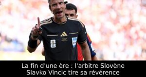 La fin d&rsquo;une ère : l&rsquo;arbitre Slovène Slavko Vincic tire sa révérence