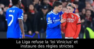 La Liga refuse la &lsquo;loi Vinicius&rsquo; et instaure des règles strictes