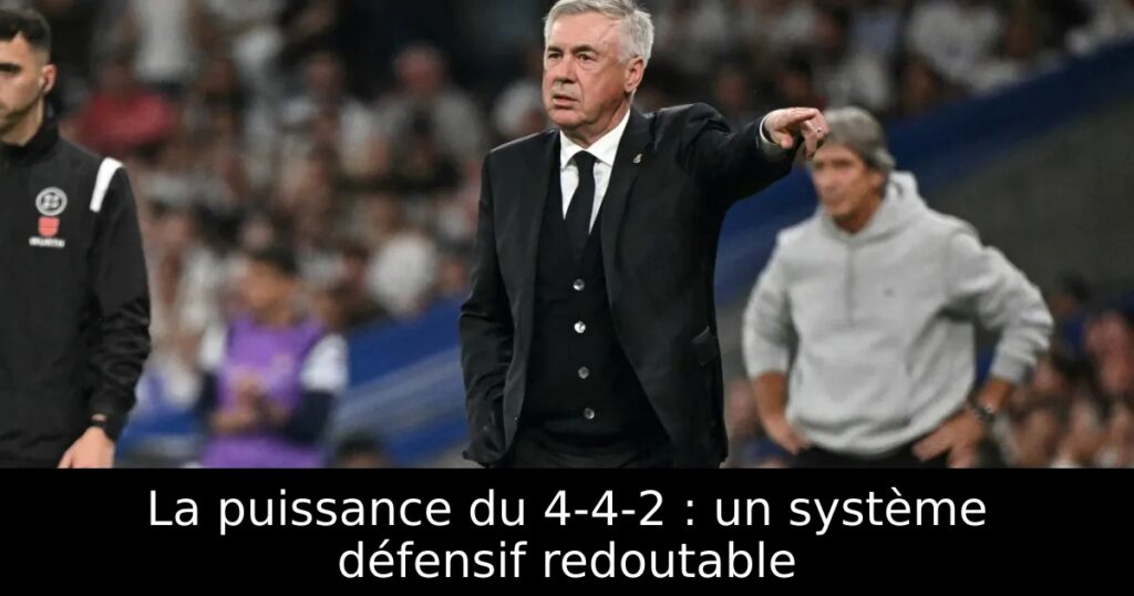 La puissance du 4-4-2 : un système défensif redoutable