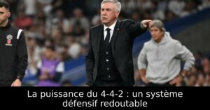 La puissance du 4-4-2 : un système défensif redoutable