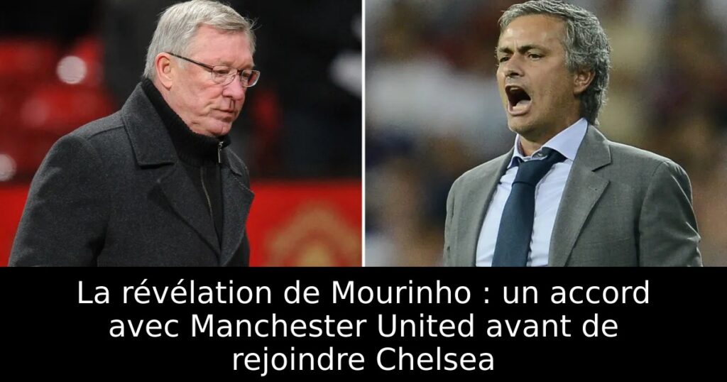 La révélation de Mourinho : un accord avec Manchester United avant de rejoindre Chelsea