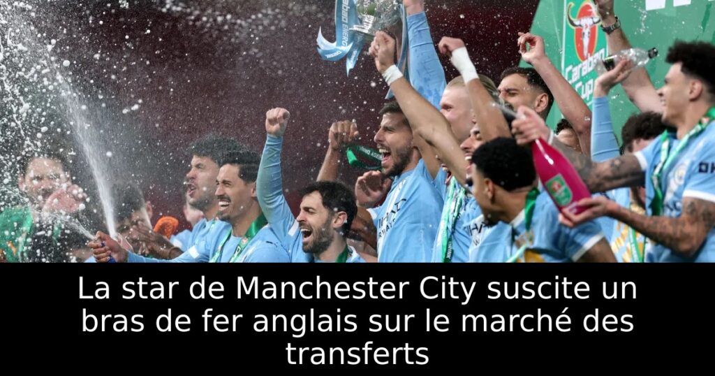 La star de Manchester City suscite un bras de fer anglais sur le marché des transferts