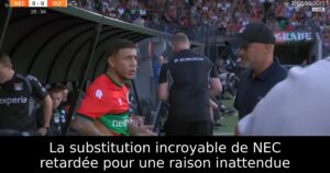 La substitution incroyable de NEC retardée pour une raison inattendue