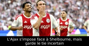 L&rsquo;Ajax s&rsquo;impose face à Shelbourne, mais garde le tie incertain