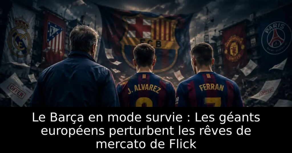 Le Barça en mode survie : Les géants européens perturbent les rêves de mercato de Flick