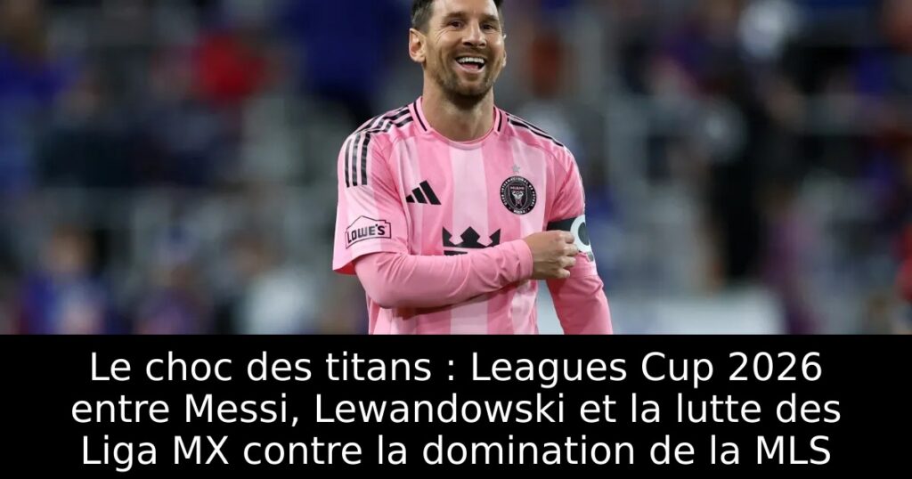 Le choc des titans : Leagues Cup 2026 entre Messi, Lewandowski et la lutte des Liga MX contre la domination de la MLS