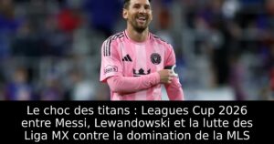 Le choc des titans : Leagues Cup 2026 entre Messi, Lewandowski et la lutte des Liga MX contre la domination de la MLS
