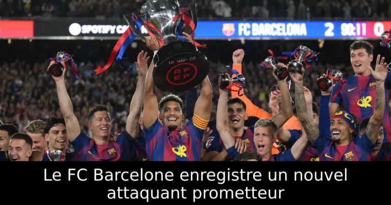 Le FC Barcelone enregistre un nouvel attaquant prometteur